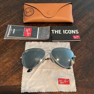 Ray Ban Mirrored Aviators